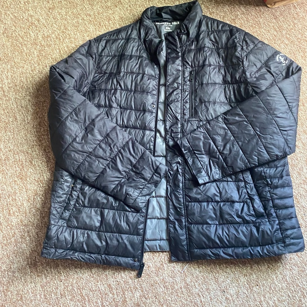 Kenneth Cole New York Men's Black Lightweight Jacket